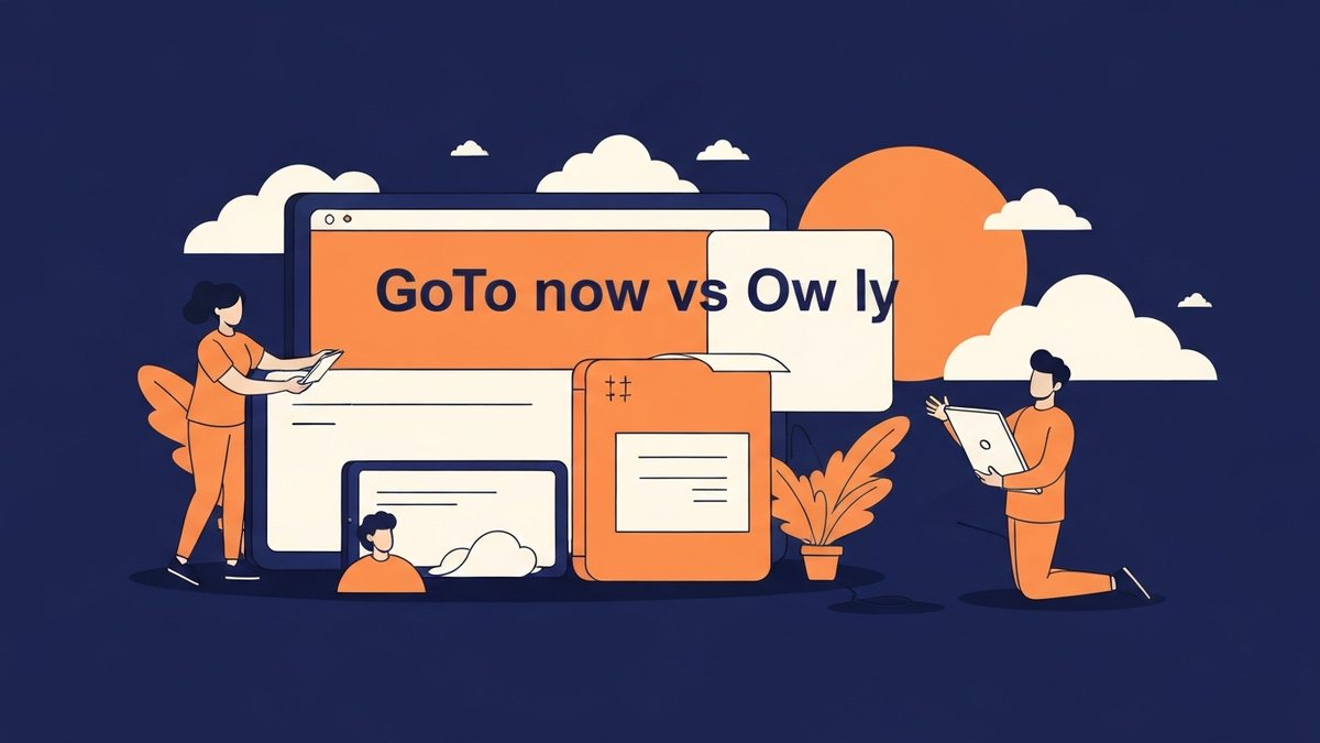 GoTo.now vs. Ow.ly: A Direct Comparison of URL Shorteners - Illustration