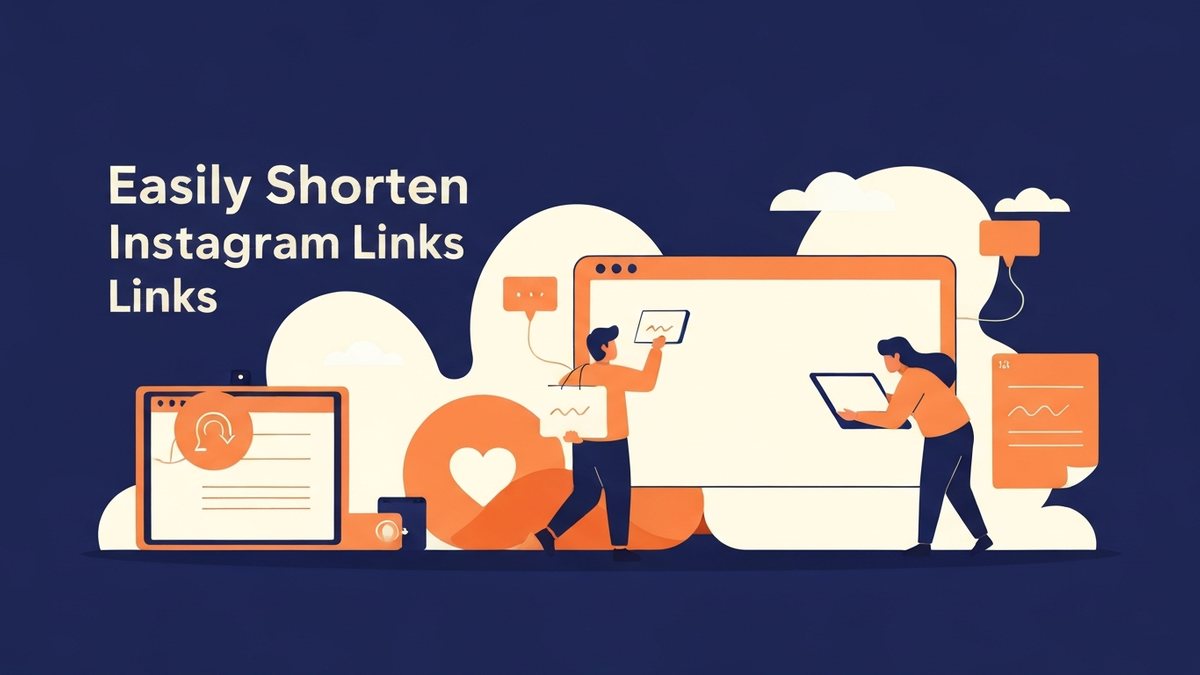 How to Easily Shorten Instagram Links - Illustration