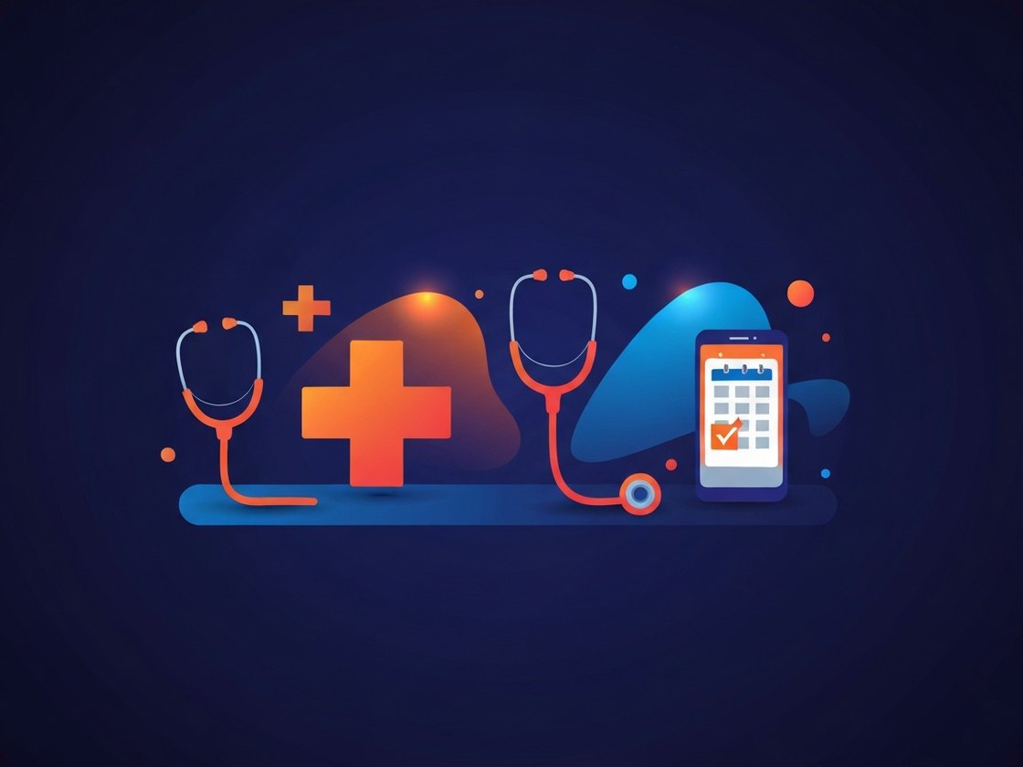 Healthcare solution illustration